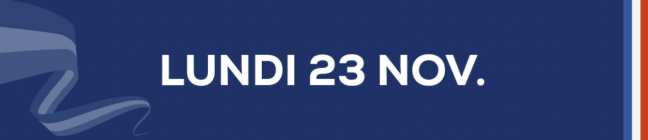 Lundi 23 novembre